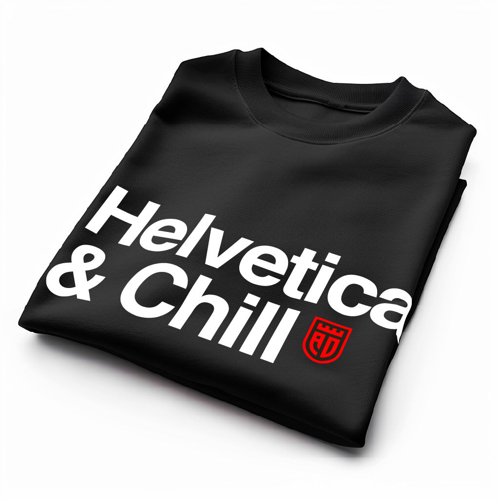 Helvetica & Chill Tee image 0